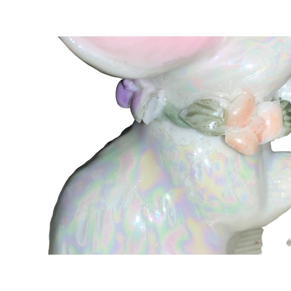 Easter Bunny Rabbits with Floral Wreaths Set of 3 - Picture 10 of 10